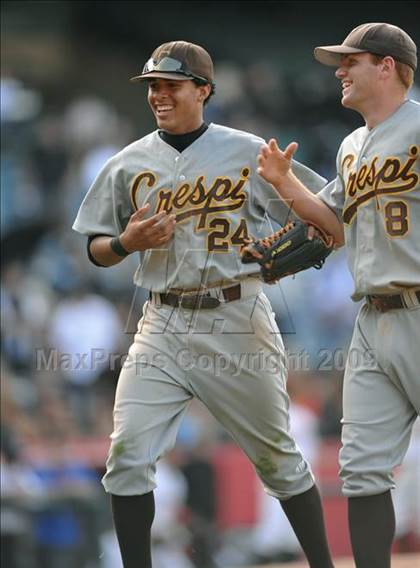 Thumbnail 2 in Huntington Beach vs. Crespi (CIF SS D2 Final) photogallery.