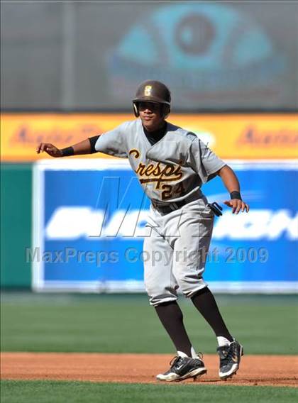 Thumbnail 3 in Huntington Beach vs. Crespi (CIF SS D2 Final) photogallery.