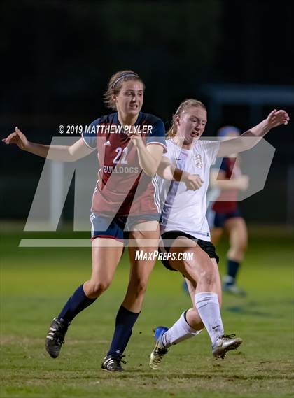 Thumbnail 2 in Cedar Ridge vs Terry Sanford (NCHSAA 3A 1st Round Playoff) photogallery.