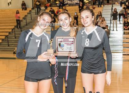 Thumbnail 3 in CCS Div1 Girls Volleyball Championship (Los Gatos vs. Carlmont) photogallery.