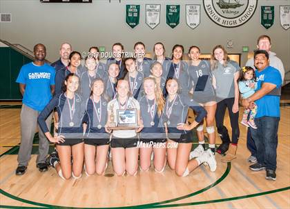 Thumbnail 2 in CCS Div1 Girls Volleyball Championship (Los Gatos vs. Carlmont) photogallery.