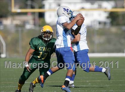 Thumbnail 2 in Community Harvest vs. Animo Robinson (LACS 8 Man Final) photogallery.
