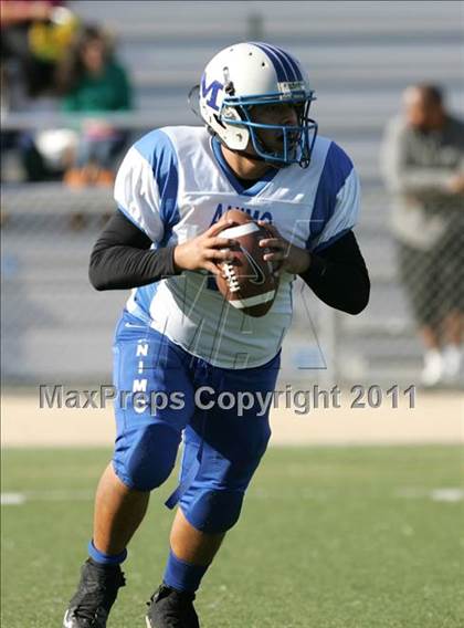Thumbnail 3 in Community Harvest vs. Animo Robinson (LACS 8 Man Final) photogallery.