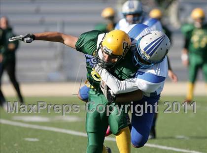 Thumbnail 1 in Community Harvest vs. Animo Robinson (LACS 8 Man Final) photogallery.