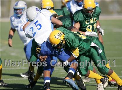 Thumbnail 1 in Community Harvest vs. Animo Robinson (LACS 8 Man Final) photogallery.