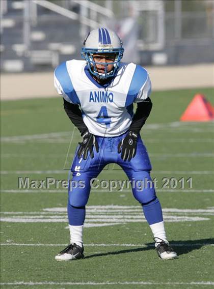 Thumbnail 1 in Community Harvest vs. Animo Robinson (LACS 8 Man Final) photogallery.