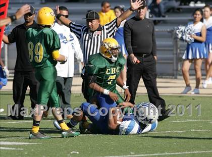 Thumbnail 3 in Community Harvest vs. Animo Robinson (LACS 8 Man Final) photogallery.