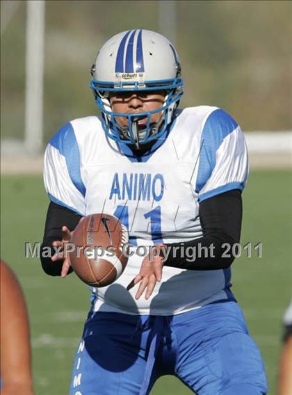 Thumbnail 1 in Community Harvest vs. Animo Robinson (LACS 8 Man Final) photogallery.