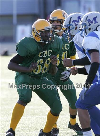 Thumbnail 3 in Community Harvest vs. Animo Robinson (LACS 8 Man Final) photogallery.
