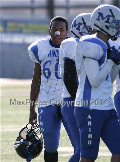 Thumbnail 2 in Community Harvest vs. Animo Robinson (LACS 8 Man Final) photogallery.