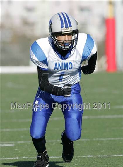 Thumbnail 2 in Community Harvest vs. Animo Robinson (LACS 8 Man Final) photogallery.