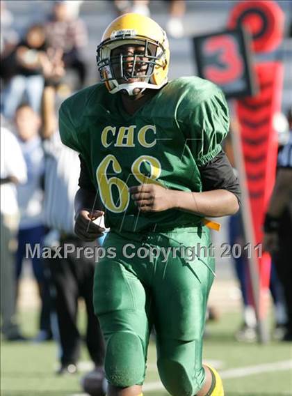 Thumbnail 1 in Community Harvest vs. Animo Robinson (LACS 8 Man Final) photogallery.