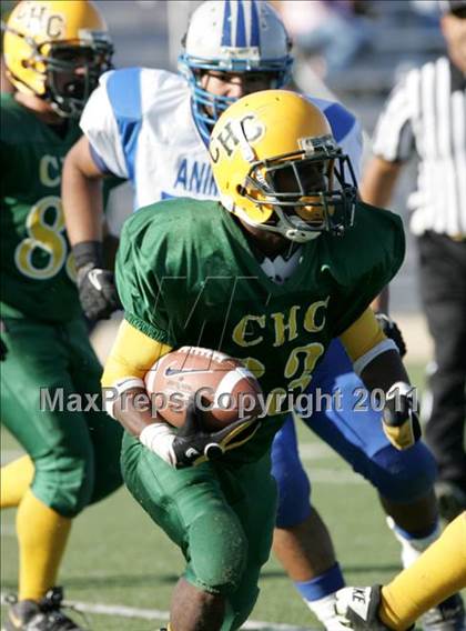Thumbnail 2 in Community Harvest vs. Animo Robinson (LACS 8 Man Final) photogallery.