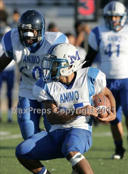 Thumbnail 1 in Community Harvest vs. Animo Robinson (LACS 8 Man Final) photogallery.