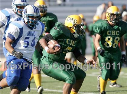 Thumbnail 2 in Community Harvest vs. Animo Robinson (LACS 8 Man Final) photogallery.