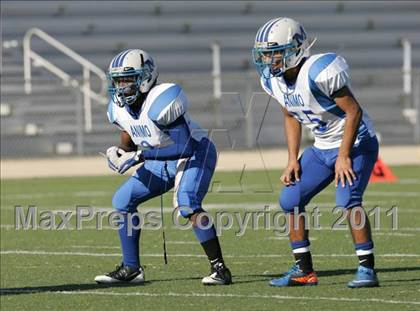 Thumbnail 2 in Community Harvest vs. Animo Robinson (LACS 8 Man Final) photogallery.