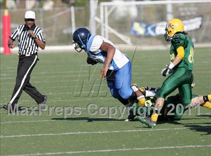 Thumbnail 1 in Community Harvest vs. Animo Robinson (LACS 8 Man Final) photogallery.