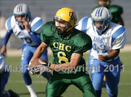Thumbnail 3 in Community Harvest vs. Animo Robinson (LACS 8 Man Final) photogallery.