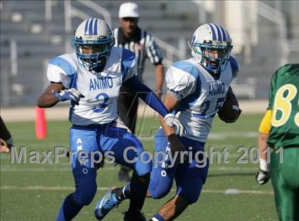 Thumbnail 1 in Community Harvest vs. Animo Robinson (LACS 8 Man Final) photogallery.