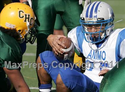 Thumbnail 2 in Community Harvest vs. Animo Robinson (LACS 8 Man Final) photogallery.