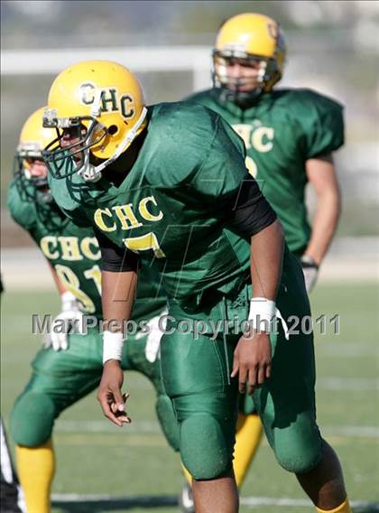 Thumbnail 2 in Community Harvest vs. Animo Robinson (LACS 8 Man Final) photogallery.