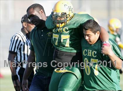 Thumbnail 3 in Community Harvest vs. Animo Robinson (LACS 8 Man Final) photogallery.