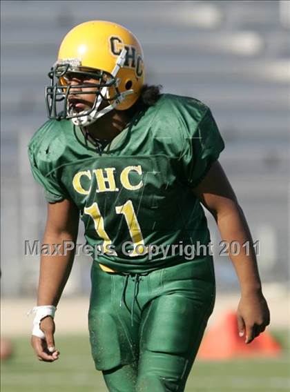 Thumbnail 3 in Community Harvest vs. Animo Robinson (LACS 8 Man Final) photogallery.