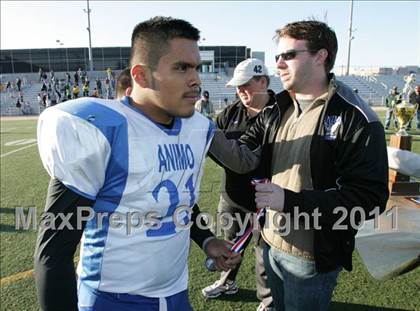 Thumbnail 1 in Community Harvest vs. Animo Robinson (LACS 8 Man Final) photogallery.