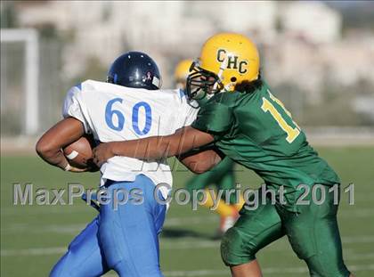 Thumbnail 1 in Community Harvest vs. Animo Robinson (LACS 8 Man Final) photogallery.
