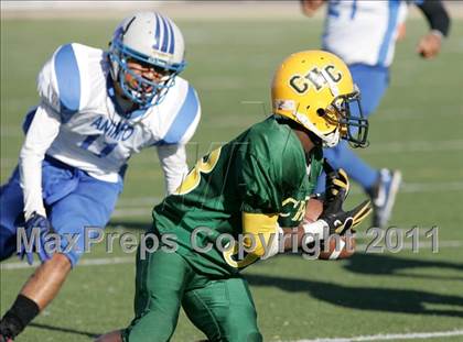 Thumbnail 3 in Community Harvest vs. Animo Robinson (LACS 8 Man Final) photogallery.