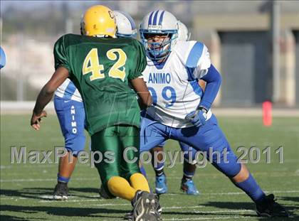 Thumbnail 1 in Community Harvest vs. Animo Robinson (LACS 8 Man Final) photogallery.