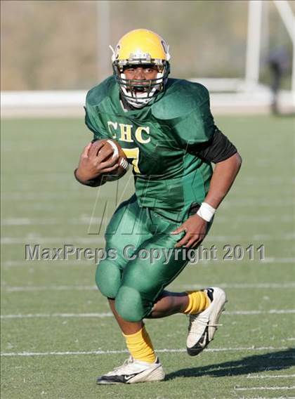 Thumbnail 1 in Community Harvest vs. Animo Robinson (LACS 8 Man Final) photogallery.