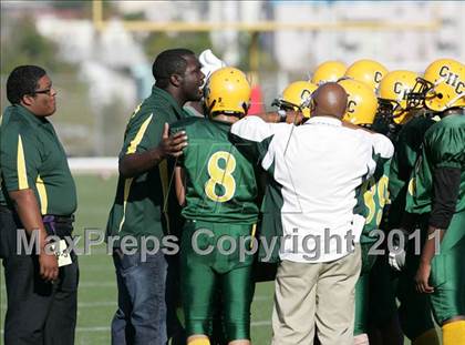 Thumbnail 3 in Community Harvest vs. Animo Robinson (LACS 8 Man Final) photogallery.