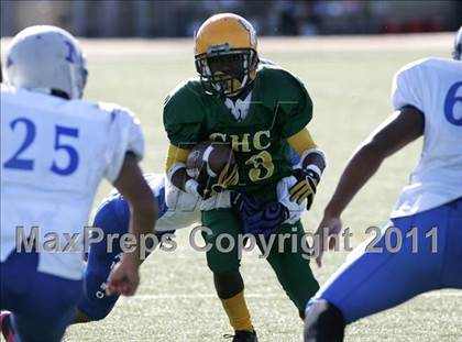 Thumbnail 1 in Community Harvest vs. Animo Robinson (LACS 8 Man Final) photogallery.