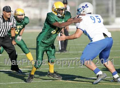 Thumbnail 1 in Community Harvest vs. Animo Robinson (LACS 8 Man Final) photogallery.