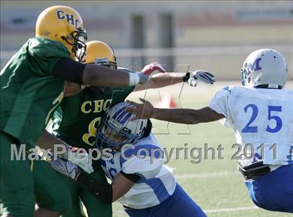 Thumbnail 1 in Community Harvest vs. Animo Robinson (LACS 8 Man Final) photogallery.