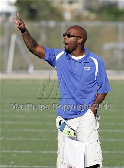 Thumbnail 3 in Community Harvest vs. Animo Robinson (LACS 8 Man Final) photogallery.