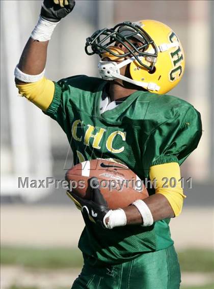 Thumbnail 1 in Community Harvest vs. Animo Robinson (LACS 8 Man Final) photogallery.