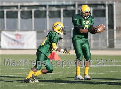 Thumbnail 3 in Community Harvest vs. Animo Robinson (LACS 8 Man Final) photogallery.