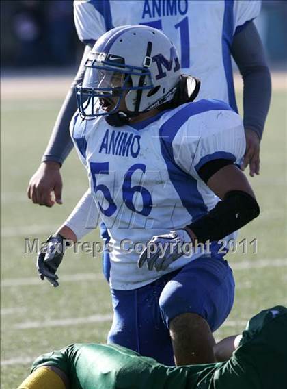 Thumbnail 3 in Community Harvest vs. Animo Robinson (LACS 8 Man Final) photogallery.
