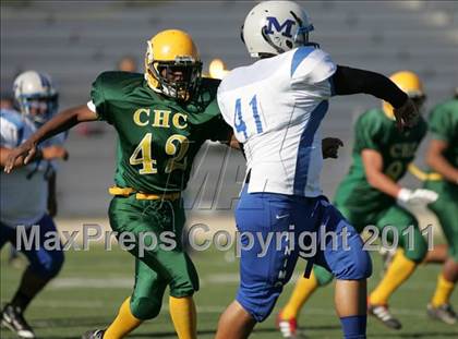 Thumbnail 1 in Community Harvest vs. Animo Robinson (LACS 8 Man Final) photogallery.
