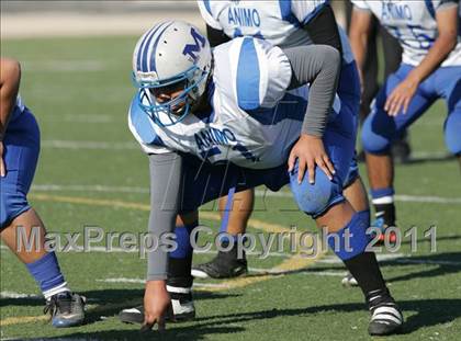 Thumbnail 2 in Community Harvest vs. Animo Robinson (LACS 8 Man Final) photogallery.