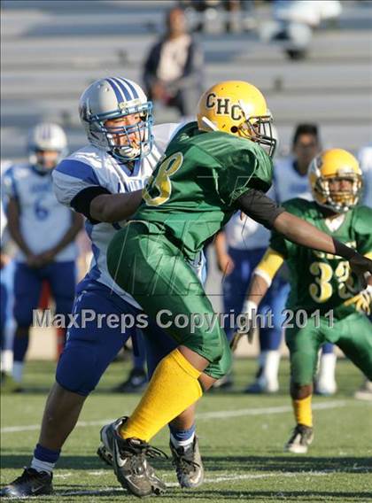 Thumbnail 1 in Community Harvest vs. Animo Robinson (LACS 8 Man Final) photogallery.