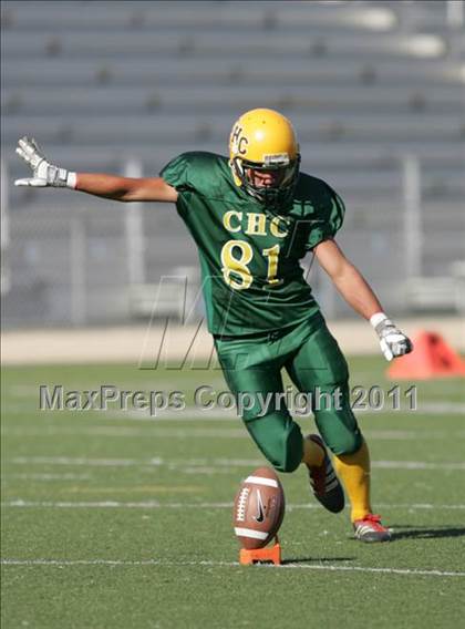 Thumbnail 2 in Community Harvest vs. Animo Robinson (LACS 8 Man Final) photogallery.