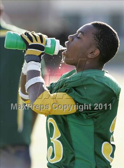 Thumbnail 2 in Community Harvest vs. Animo Robinson (LACS 8 Man Final) photogallery.