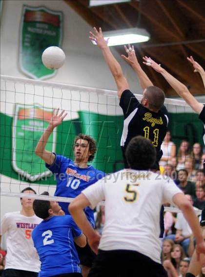 Thumbnail 2 in Royal vs. Westlake (CIF SS D2 Final) photogallery.
