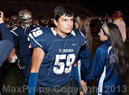 Thumbnail 1 in Centennial vs. St. John Bosco (CIF SoCal Regional Open Division Final) photogallery.