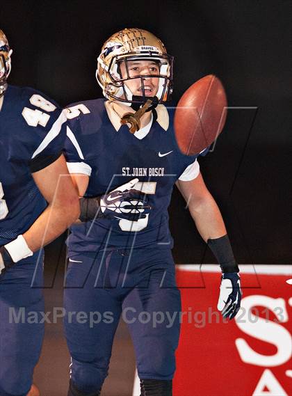Thumbnail 3 in Centennial vs. St. John Bosco (CIF SoCal Regional Open Division Final) photogallery.