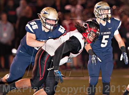 Thumbnail 2 in Centennial vs. St. John Bosco (CIF SoCal Regional Open Division Final) photogallery.