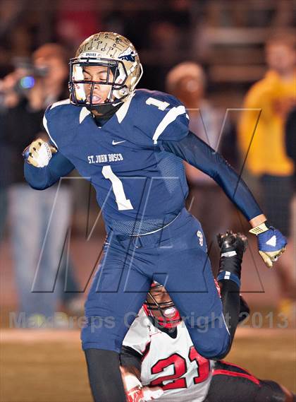 Thumbnail 2 in Centennial vs. St. John Bosco (CIF SoCal Regional Open Division Final) photogallery.